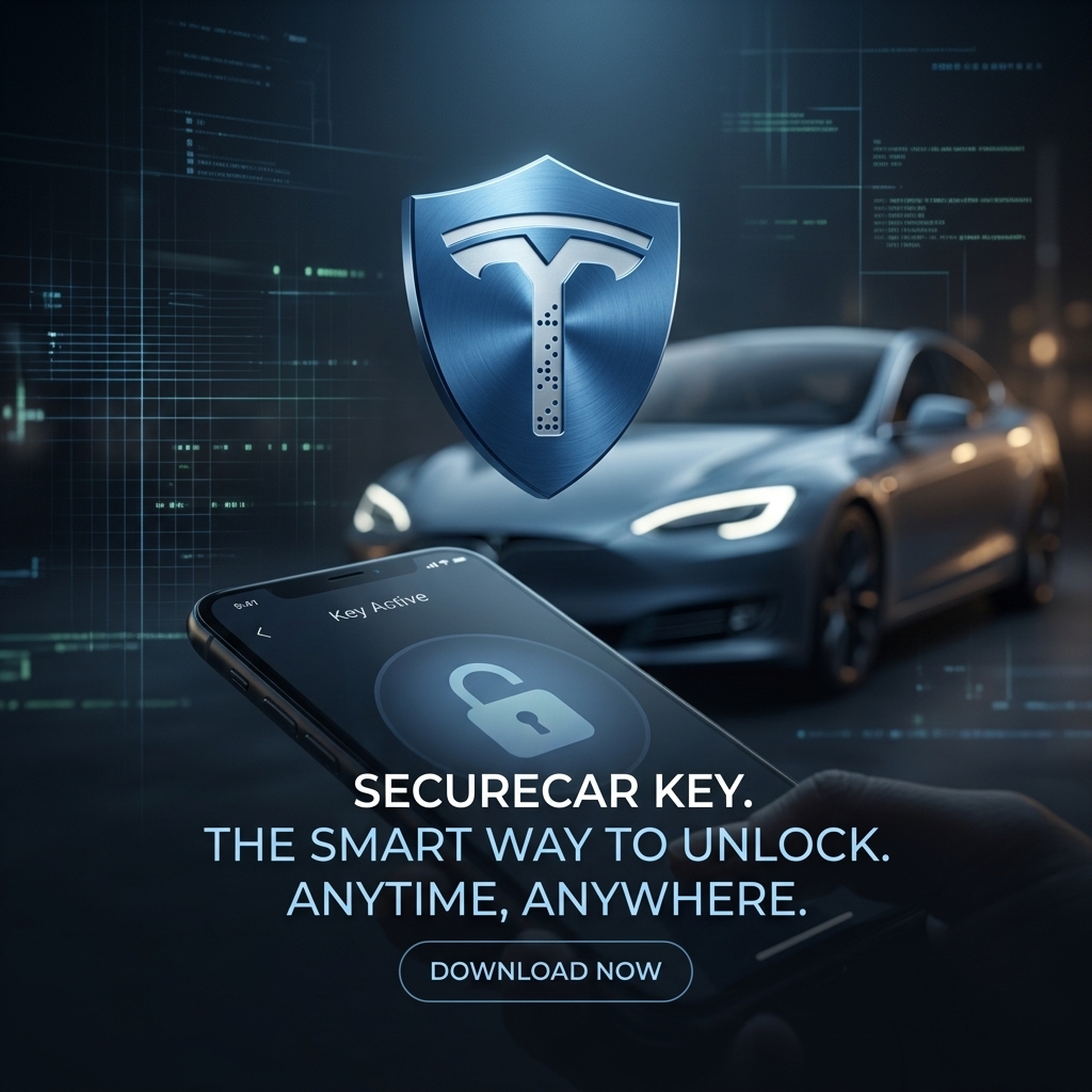 TeslaKee secure car key
